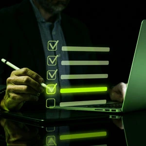 Automated production reporting workflow showing real-time data flow