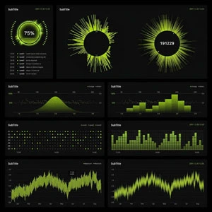 Custom executive dashboard example showing KPIs and charts